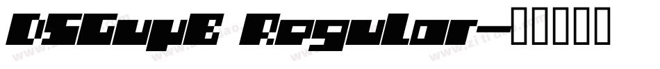 DSGuyB Regular字体转换